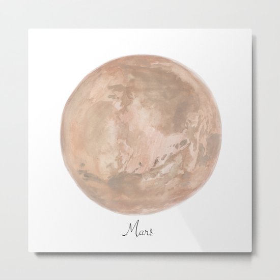 Mars planet Metal Print