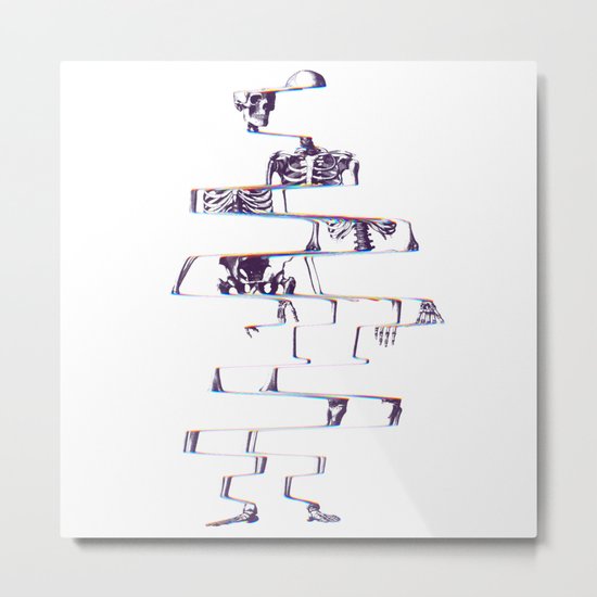 Skeleton Metal Print