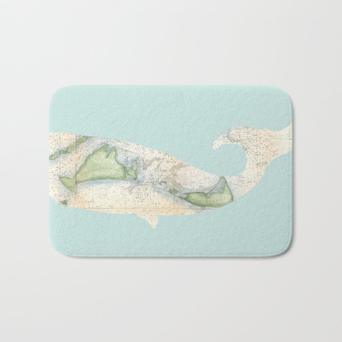 Nantucket Whale Bath Mat