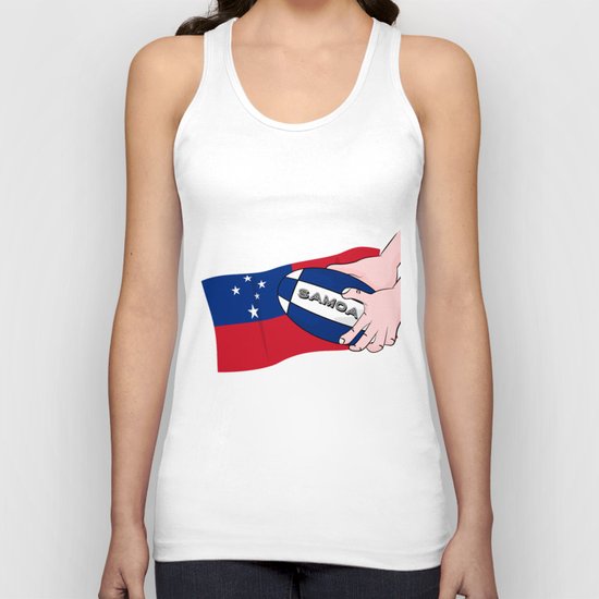 Samoa Rugby Flag Unisex Tank Top
