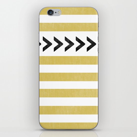 ARROW STRIPE {MUSTARD} iPhone & iPod Skin