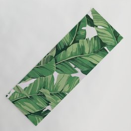 Tropical banana leaves VI Yoga Mat