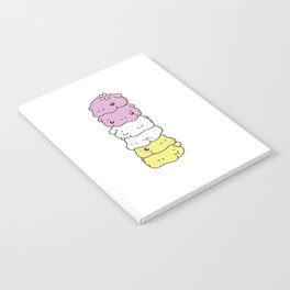 Twink Flag Pride Lgbtq Cute Hippo Notebook