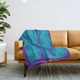 Purple Tessellation  Throw Blanket