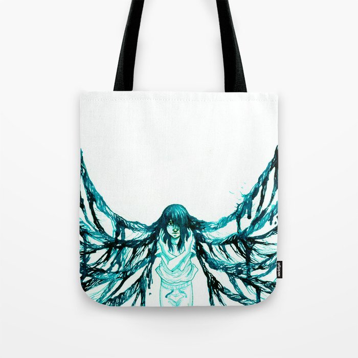 Caught in the spider's web Tote Bag