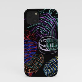 Silurian and Devonian Era Trilobites 2 iPhone Case | Fossil, Inkdrawing, Devonian, Handdrawing, Illustration, Rainbow, Trilobite, Fossils, Rainbowcolors, Trilobites 