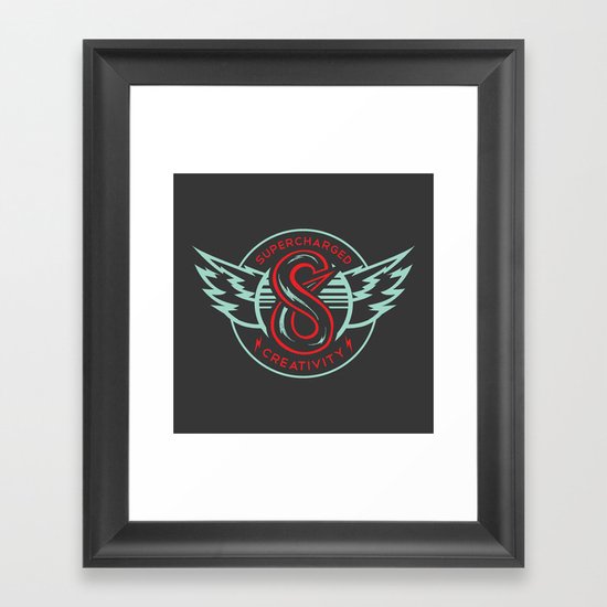 S6 Supercharged Framed Art Print