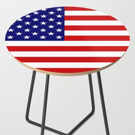 USA Flag Side Table