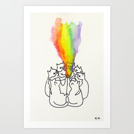 "We come together to fill the world with wonder!" Art Print