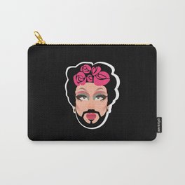 > m a k e u p Carry-All Pouch | Digital, Queen, Beard, Gay, Curated, Makeup, Flag, Popart, Bearded, Pride 