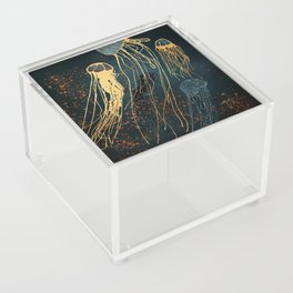 Metallic Jellyfish Acrylic Box