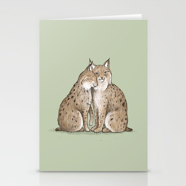 Lynx Love Stationery Cards