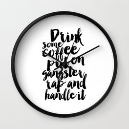 Relax Sign Wall Clocks Society6