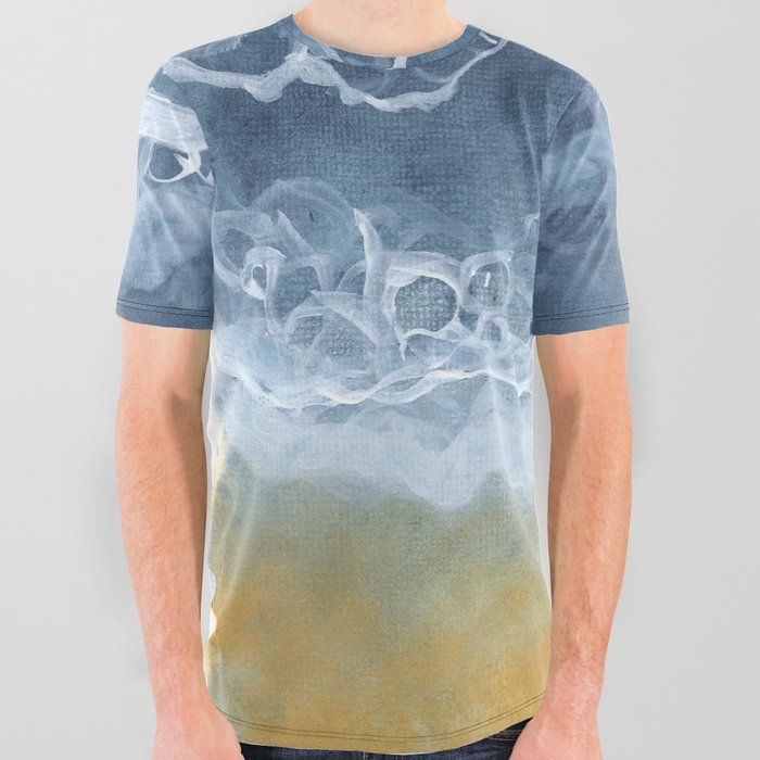SEA Waves All Over Graphic Tee