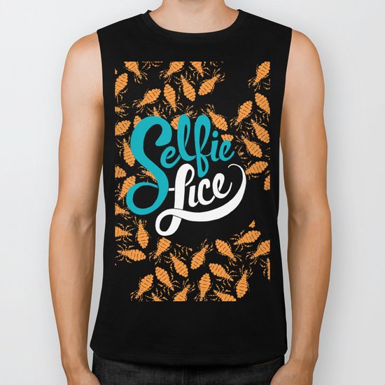 Selfie Lice Biker Tank