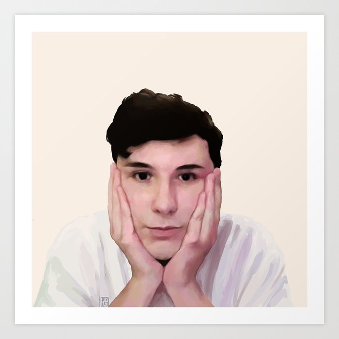 Dan Howell Art Print By Patrroklos Society6