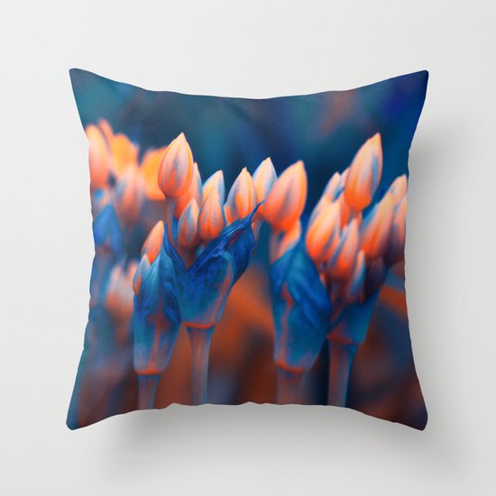 Floral abstract(4). Throw Pillow