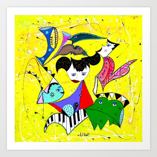 THE FROG PRINCE Art Print