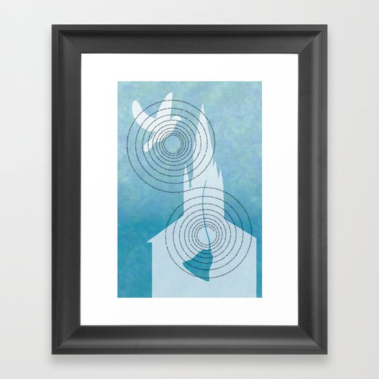 Sawdust and Diamonds Framed Art Print