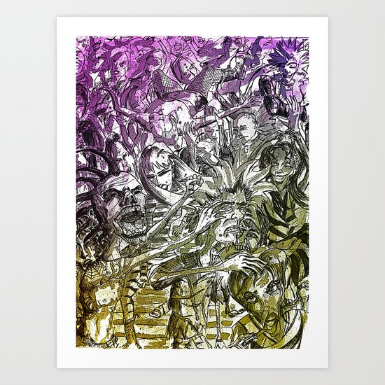 Pit Art Print