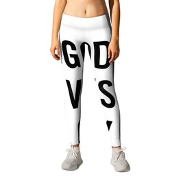 Good Vibes Only Leggings | Quote, Modern, Digital, Love, Graphicdesign, Words, Wallart, Typography, Goodvibes, Inspirational 