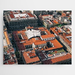 Mexico Photography - Mexican City Seen From Above Jigsaw Puzzle