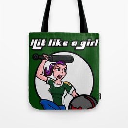 Hit Like a Girl - Marcie Tote Bag