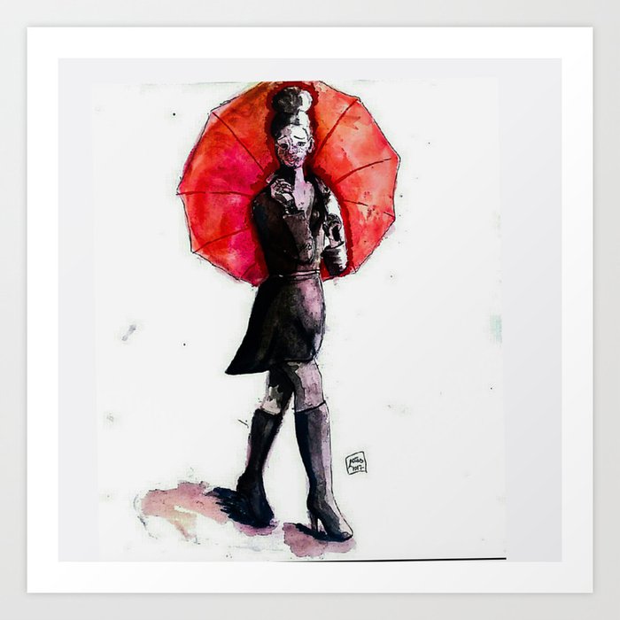 Umbrella Art Print