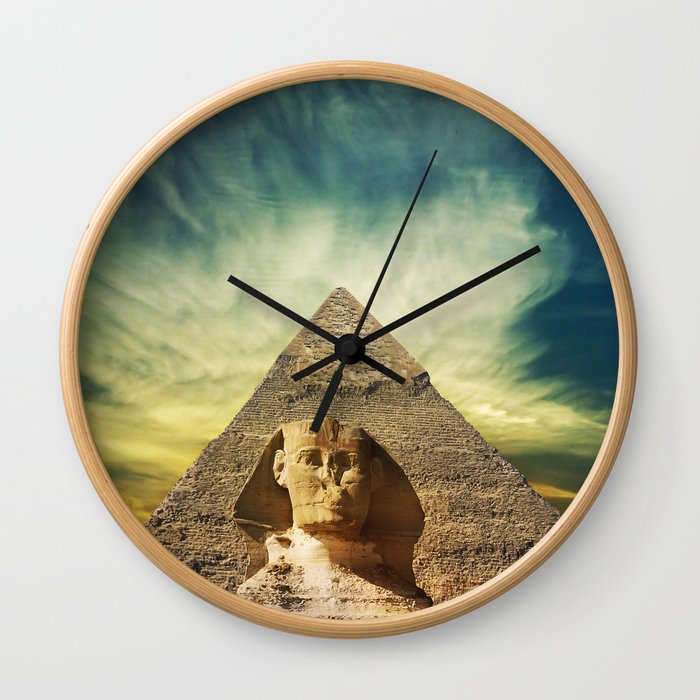 Piramid in Egypt Wall Clock
