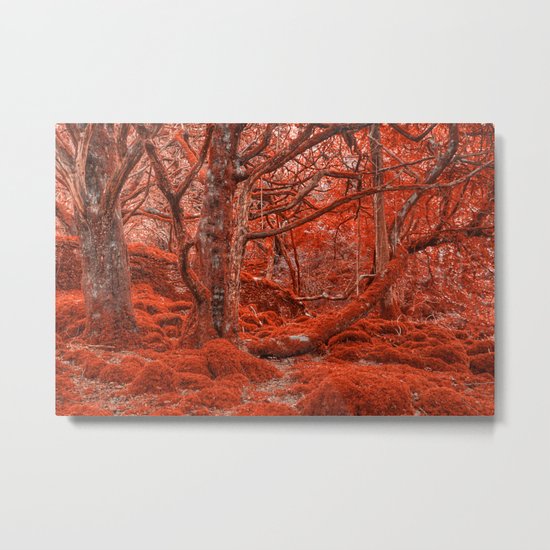 Ruby Moss Forest Metal Print