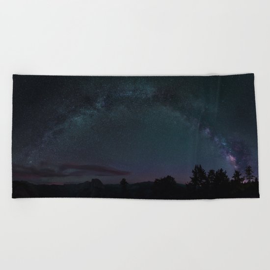 Stars At Yosemite Beach Towel