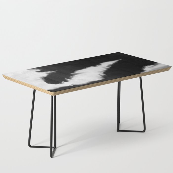 Modern Abstract Black and White No6 Coffee Table