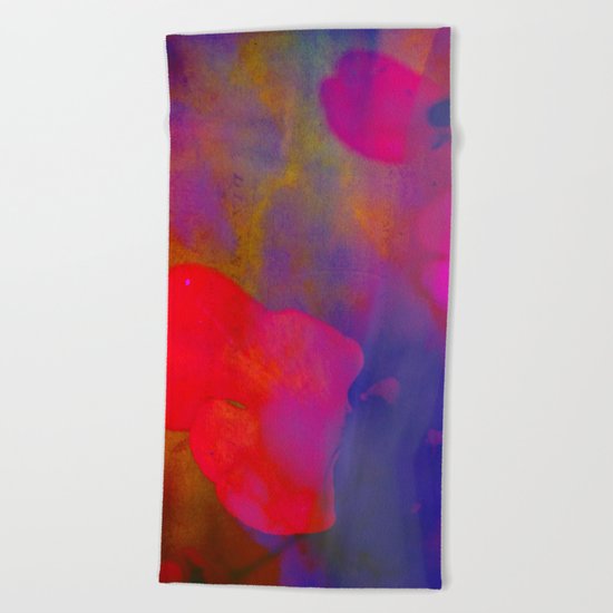 She Always Colored Outside the Lines Beach Towel