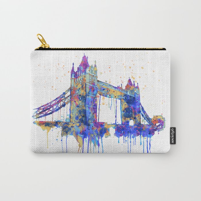 Tower Bridge watercolor Carry-All Pouch