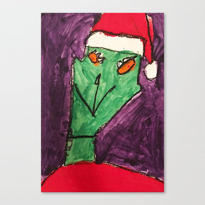 The Grinch Canvas Print By Bunnyblankie Society6