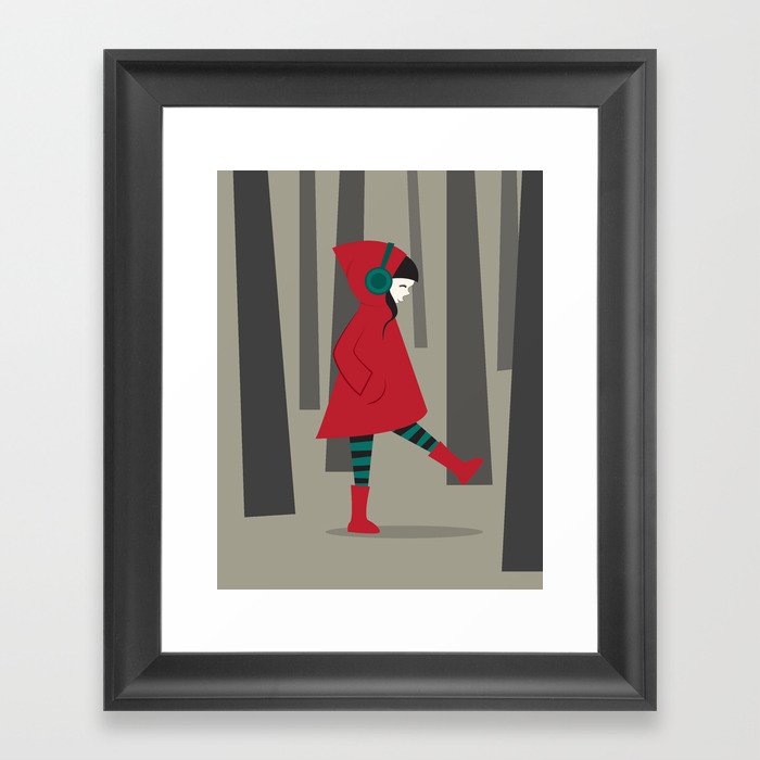 There is No Wolf Framed Art Print