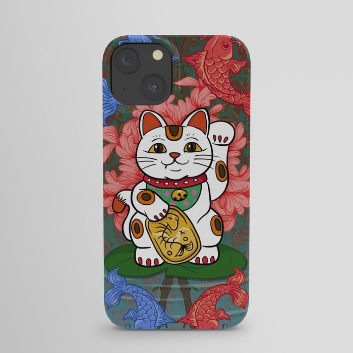 Japanese Lucky Cat iPhone Case