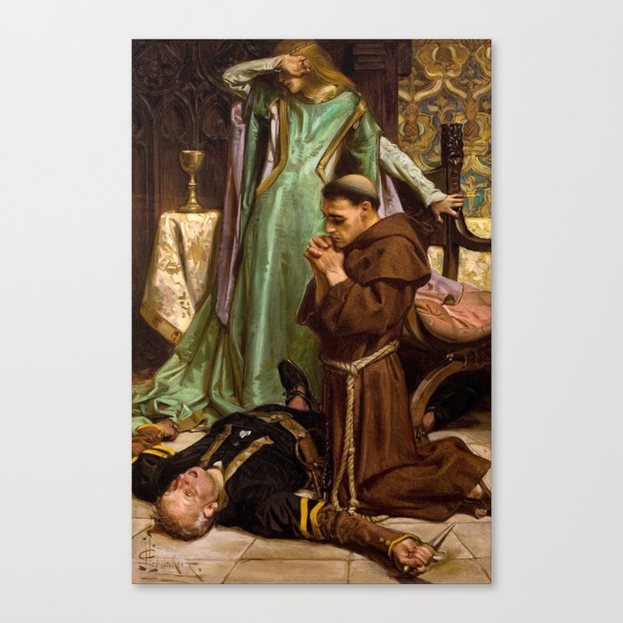 The Rescue of Gismonda, 1906 by Joseph Christian Leyendecker Canvas Print