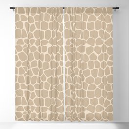 Light Giraffe Pattern Blackout Curtain
