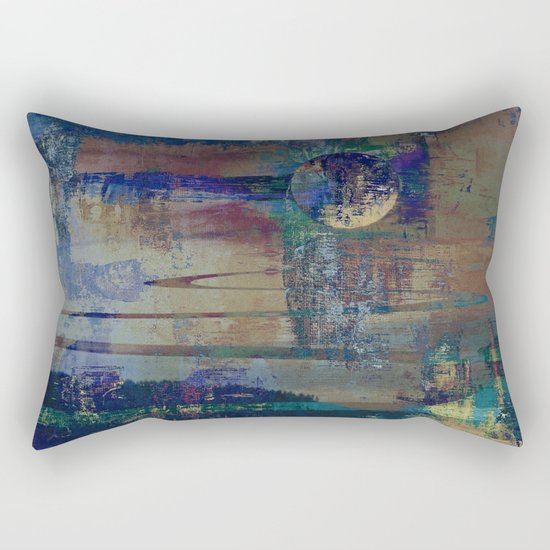 Night landscape Rectangular Pillow