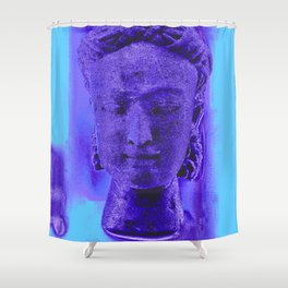 Meditating Buddha 2 Shower Curtain