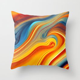 Marble pattern 49 Throw Pillow