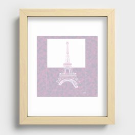 City of love - Paris Recessed Framed Print