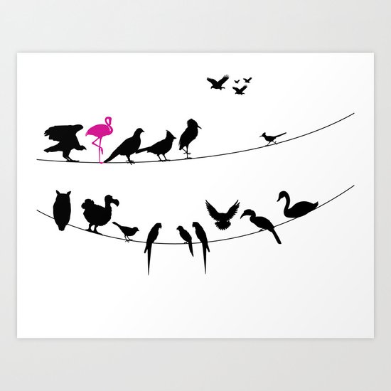 Best Bird Buddies Art Print