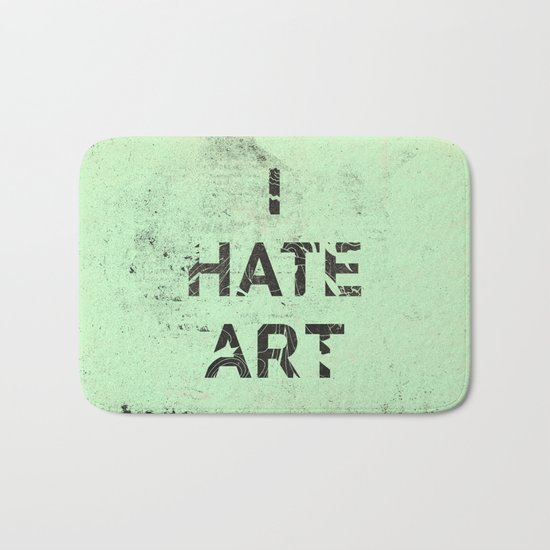 I HATE ART / PAINT Bath Mat