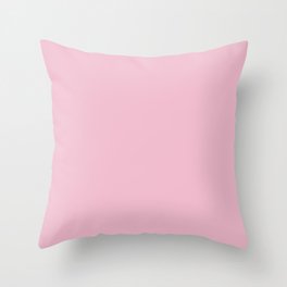 Simply Solid - Cameo Pink Throw Pillow