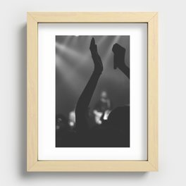 hands up Recessed Framed Print