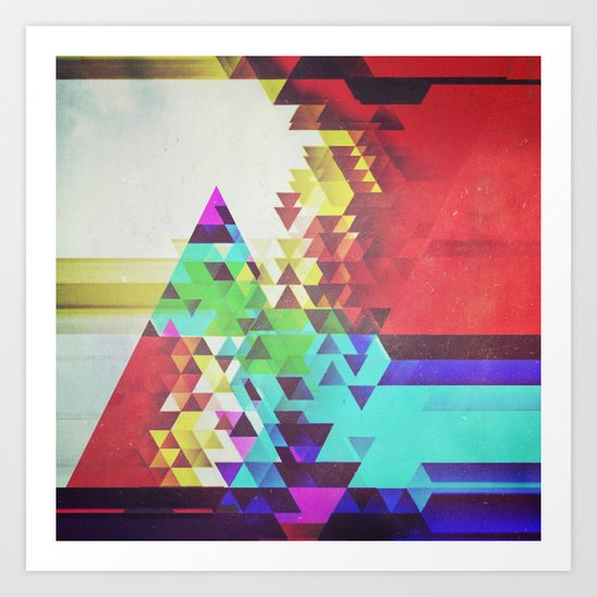 Triangle Lover Art Print