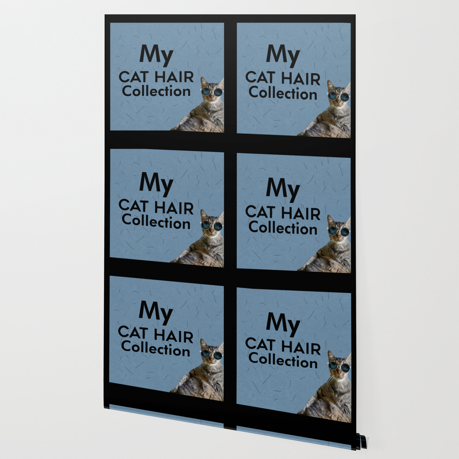 My Cat Hair Collection Hairy Cool Cat Wallpaper By Catxel Society6