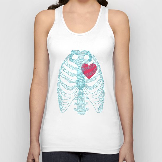 HEart Unisex Tank Top